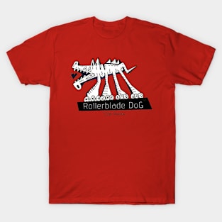 rollerbrade dog T-Shirt